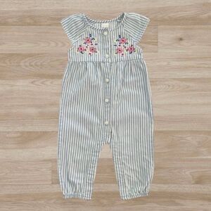 Baby Girl‎ Carter's Embroidered Jumpsuit 6 months